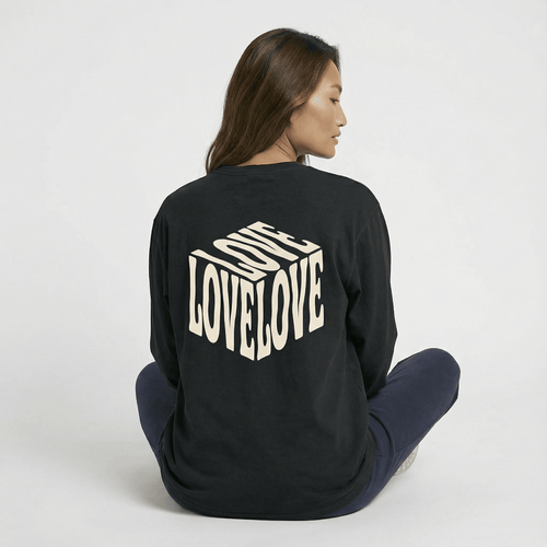 Mercy & More Long-sleeve Love, Love, Love Long Sleeve Tee
