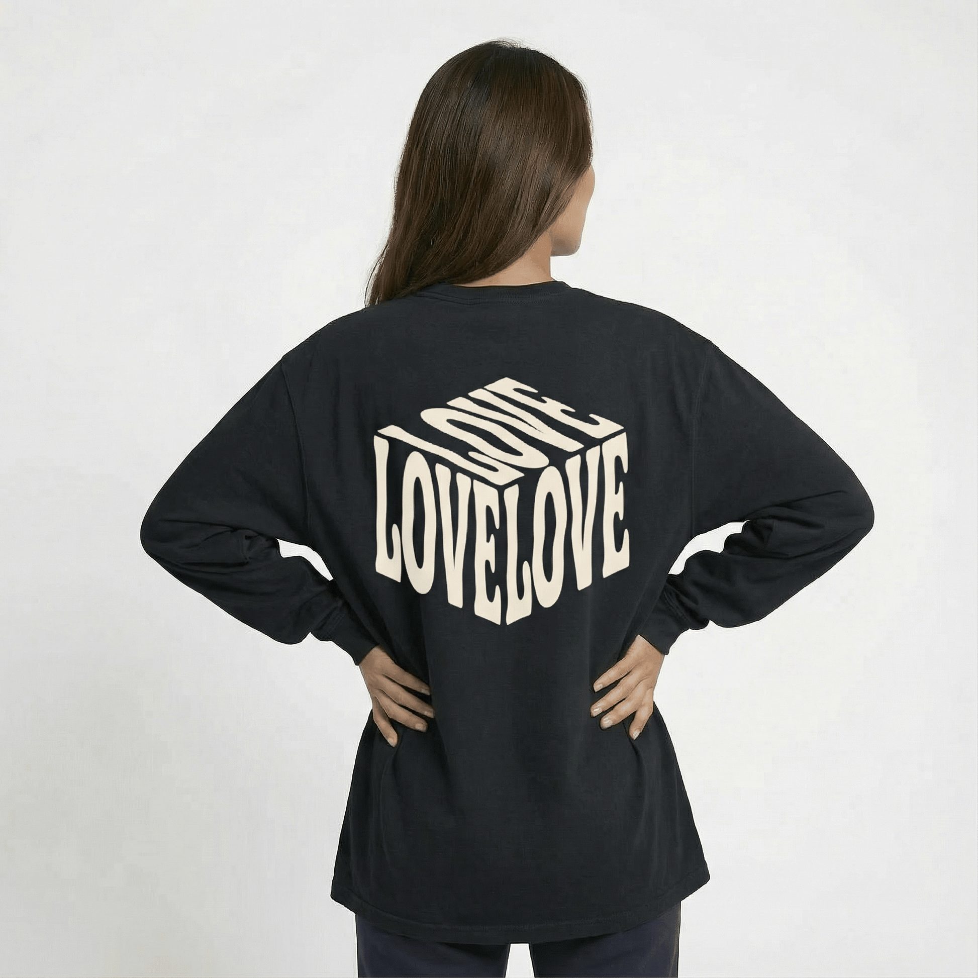 Mercy & More Long-sleeve Love, Love, Love Long Sleeve Tee