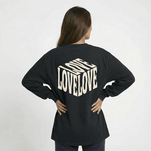 Mercy & More Long-sleeve Love, Love, Love Long Sleeve Tee