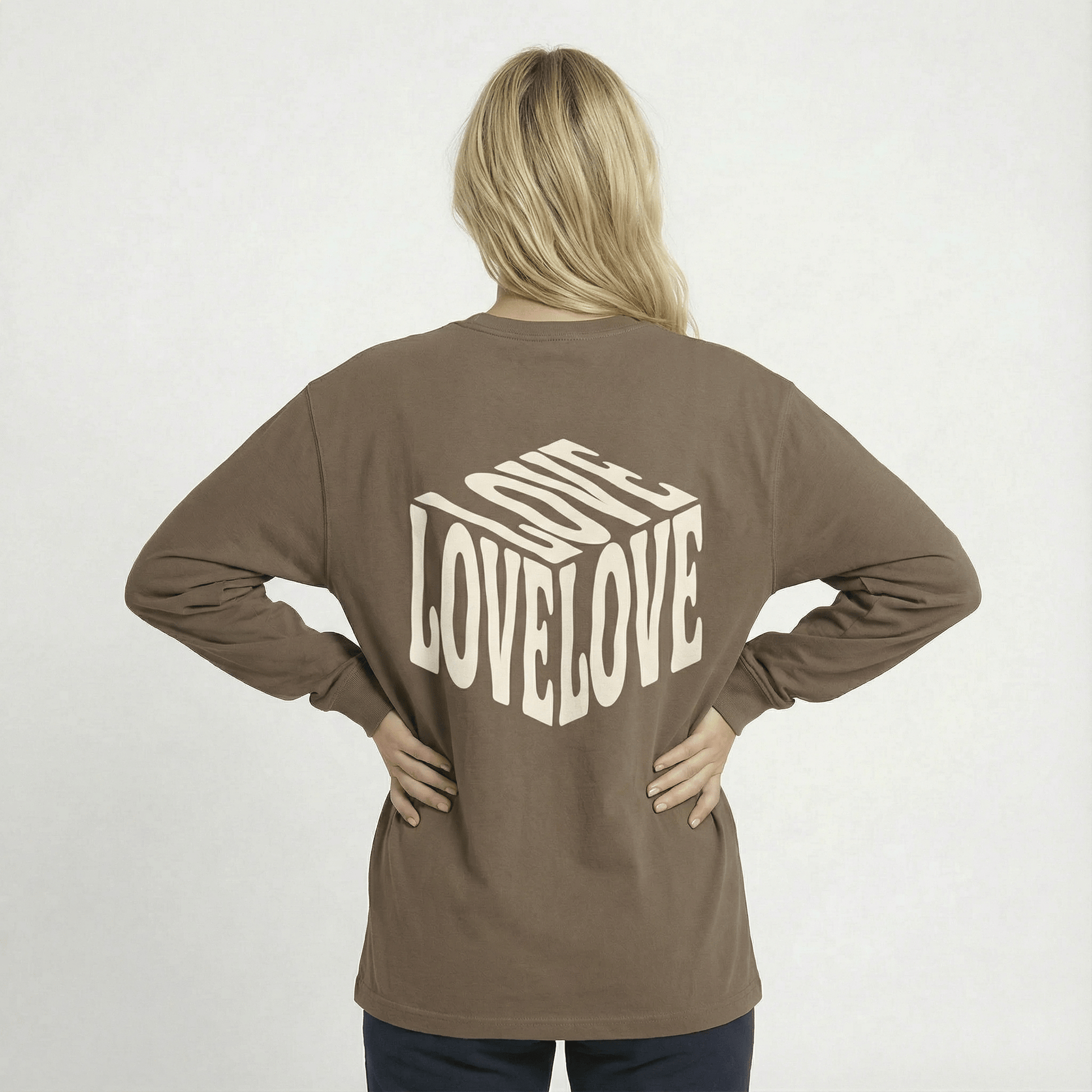 Mercy & More Long-sleeve Love, Love, Love Long Sleeve Tee