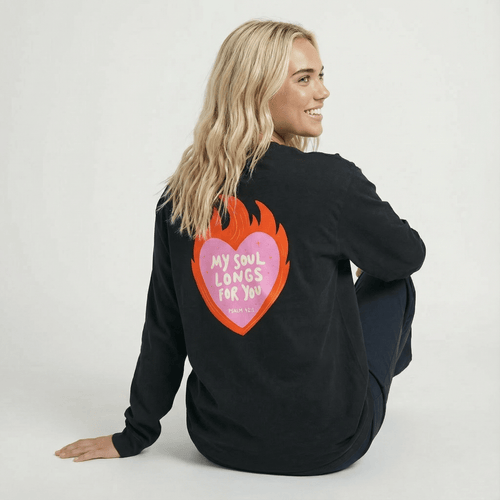 Mercy & More Long-sleeve My Soul Longs For You Long Sleeve Tee