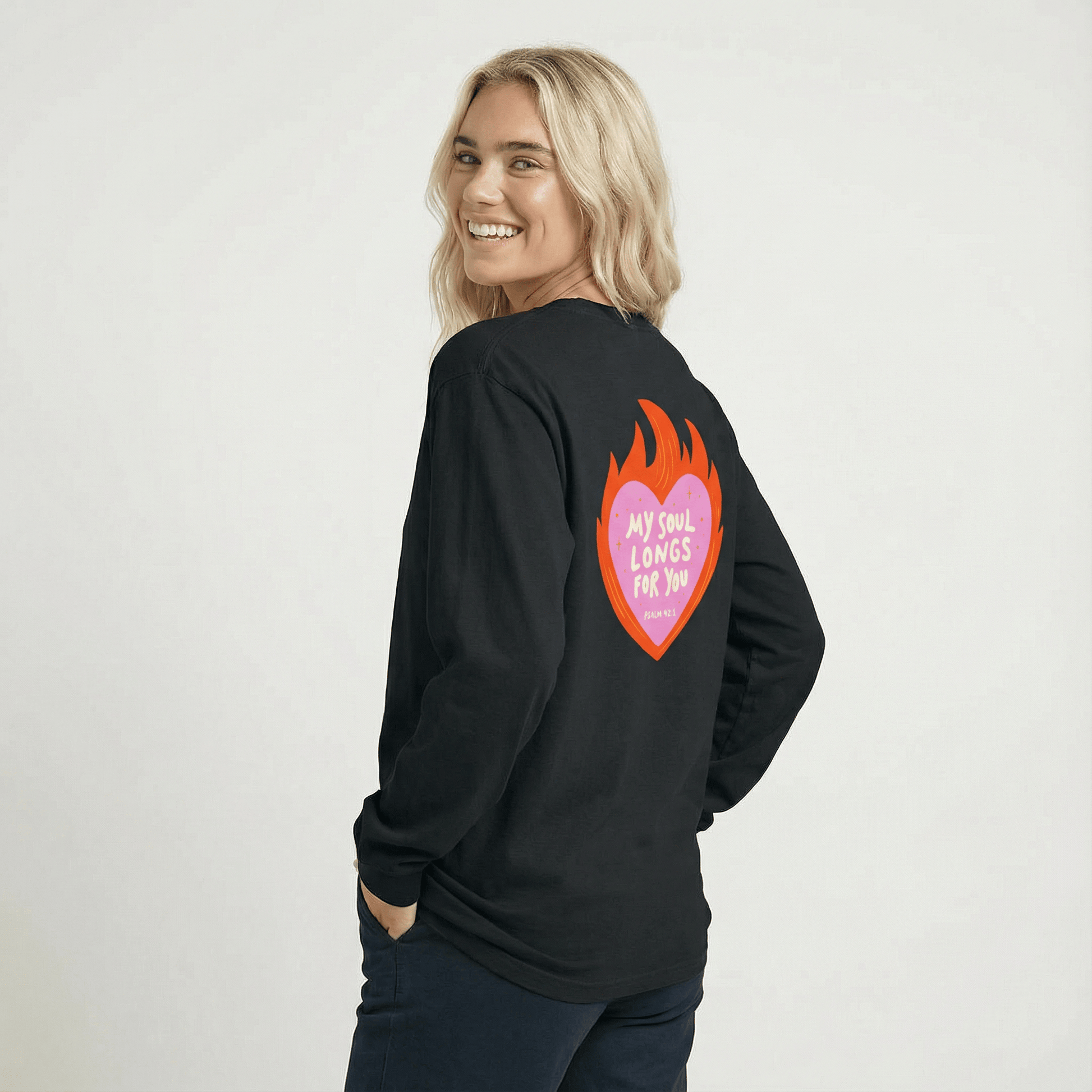 Mercy & More Long-sleeve My Soul Longs For You Long Sleeve Tee