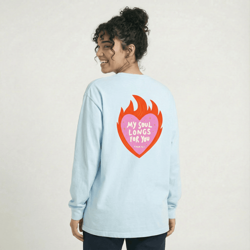 Mercy & More Long-sleeve My Soul Longs For You Long Sleeve Tee