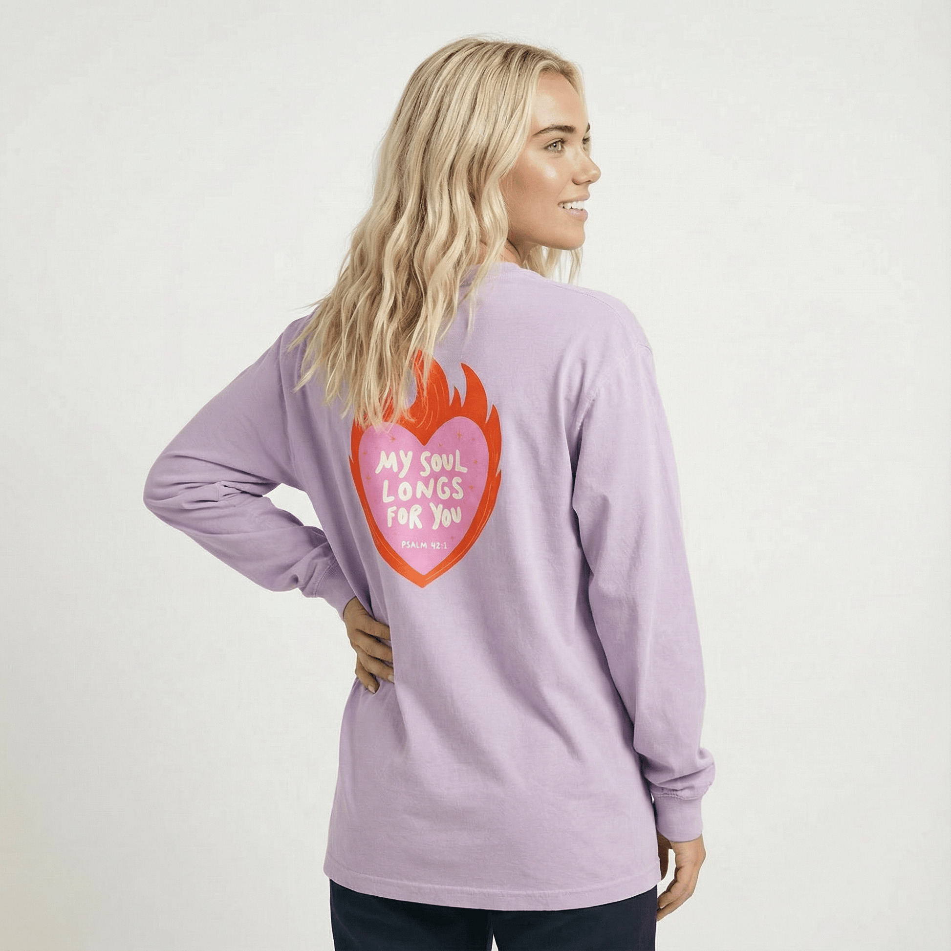 Mercy & More Long-sleeve My Soul Longs For You Long Sleeve Tee