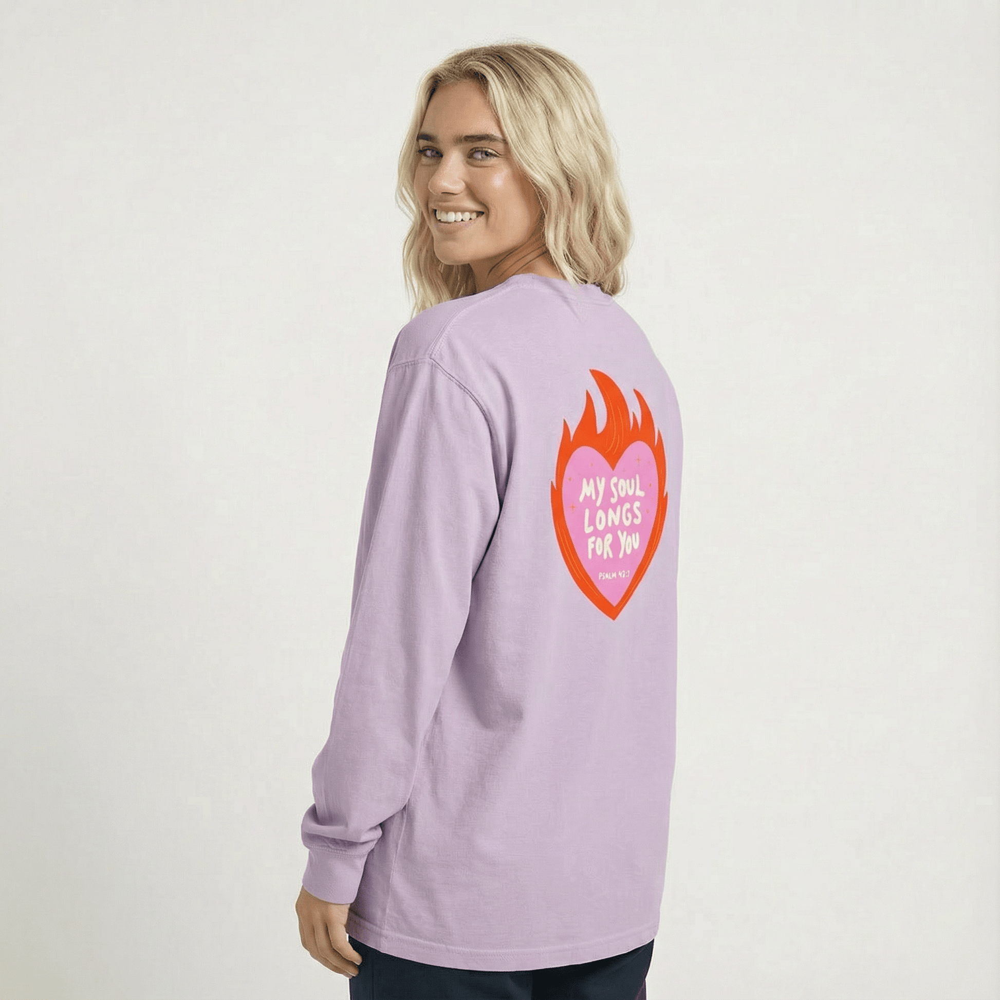 Mercy & More Long-sleeve My Soul Longs For You Long Sleeve Tee