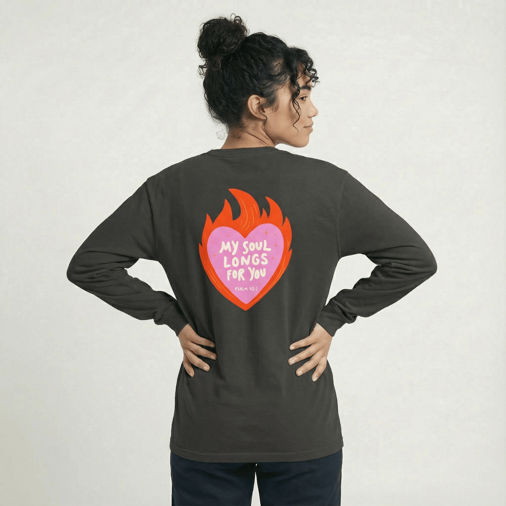Mercy & More Long-sleeve My Soul Longs For You Long Sleeve Tee