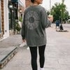 Mercy & More Long-sleeve Pepper / S Saved By Grace Long Sleeve Tee