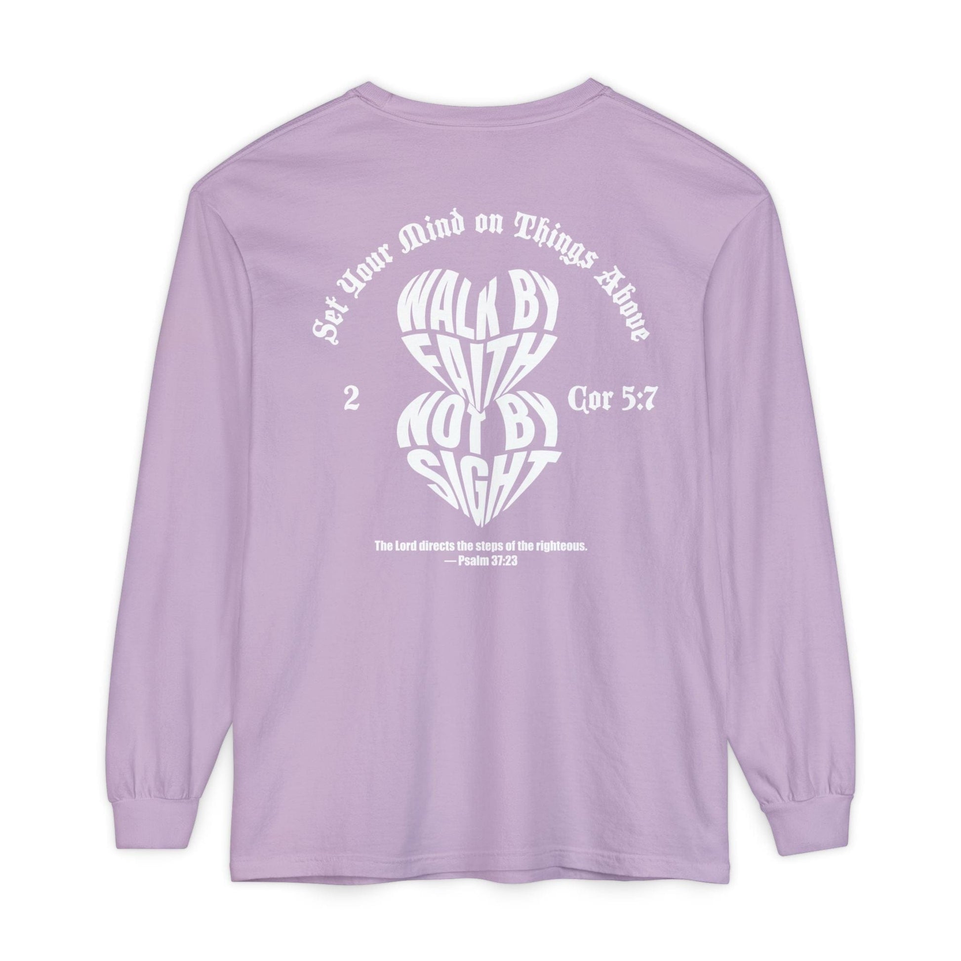 Mercy & More Long-sleeve Walk By Faith Long Sleeve Tee