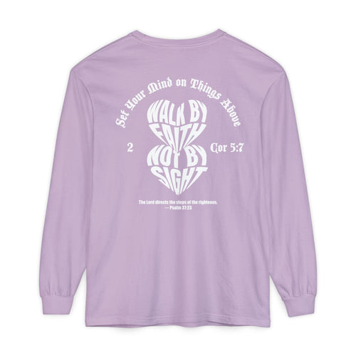 Mercy & More Long-sleeve Walk By Faith Long Sleeve Tee