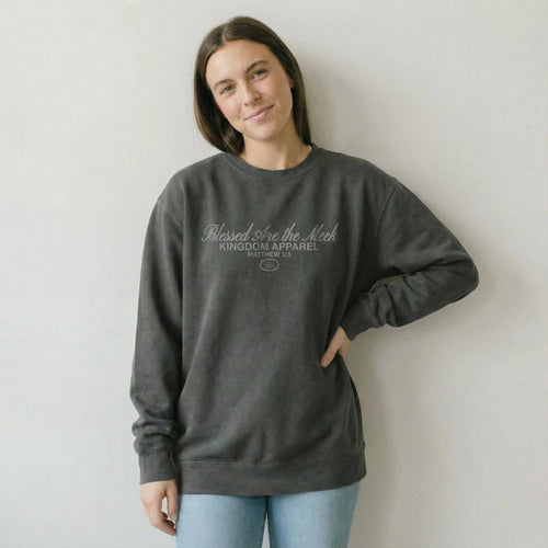 Mercy & More Sweatshirt Blessed Are The Meek Sweatshirt