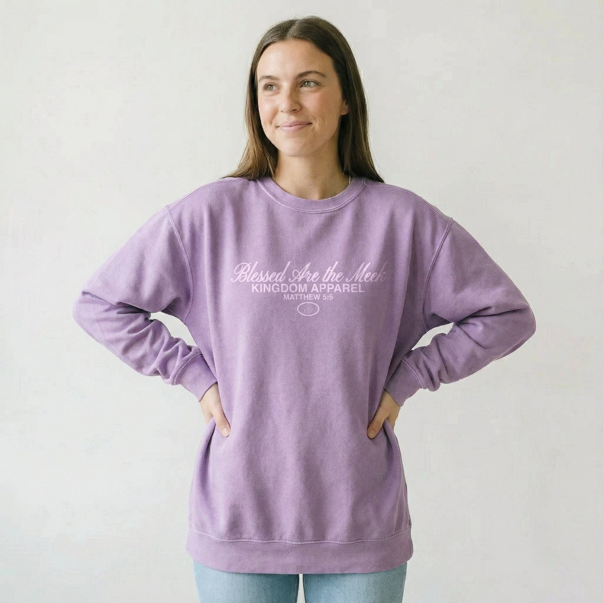 Mercy & More Sweatshirt Blessed Are The Meek Sweatshirt