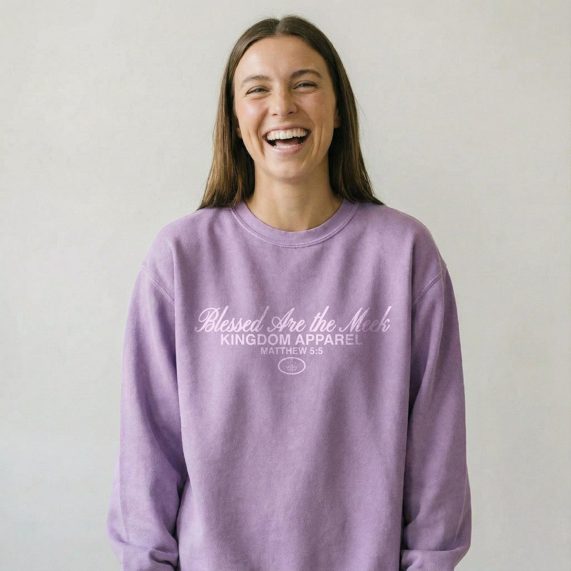 Mercy & More Sweatshirt Blessed Are The Meek Sweatshirt