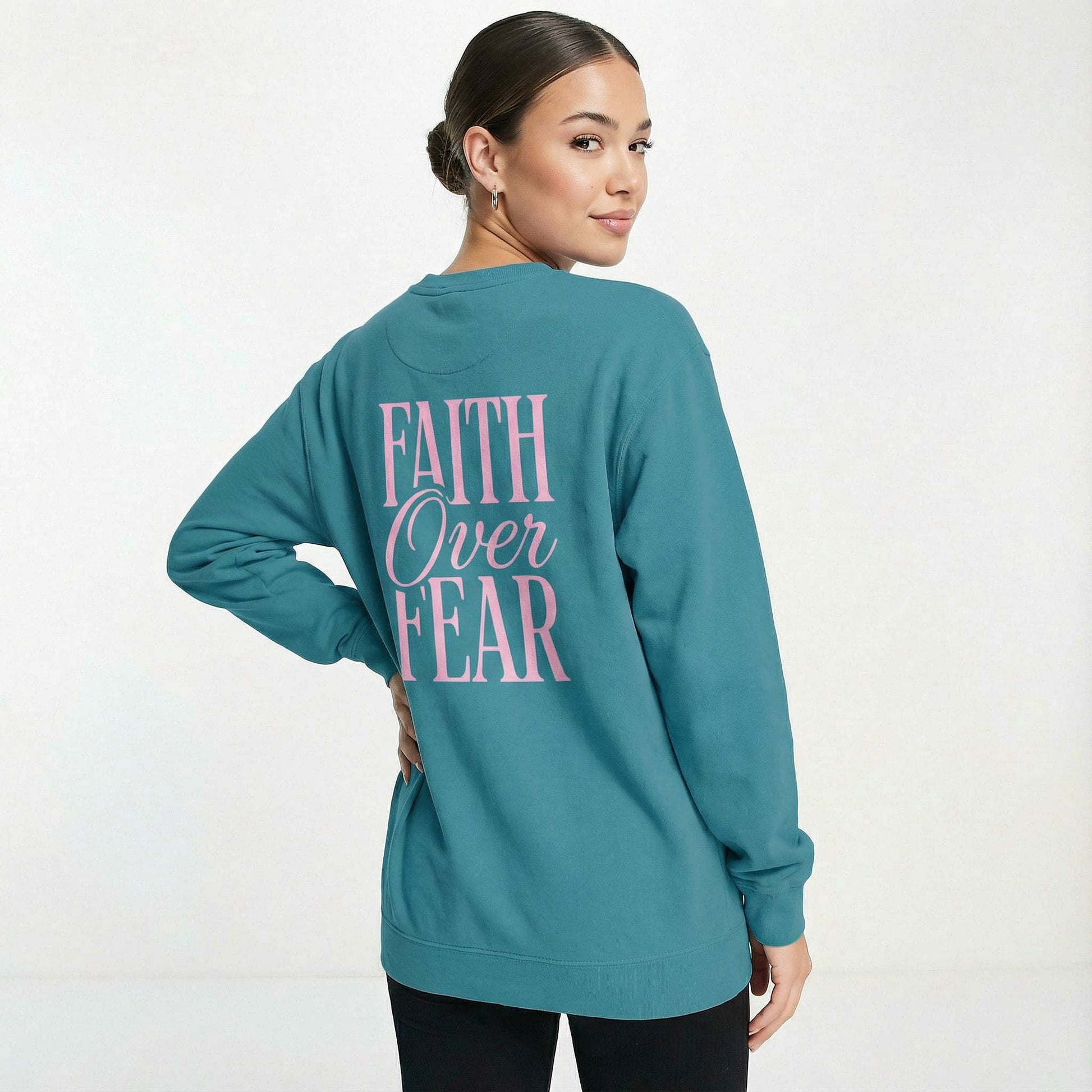 Mercy & More Sweatshirt Faith Over Fear Sweatshirt