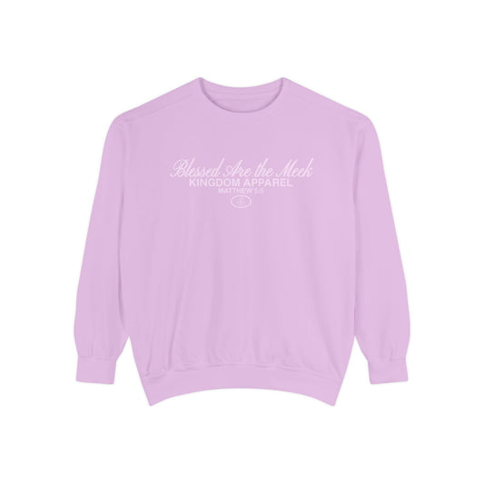 Mercy & More Sweatshirt Orchid / S Blessed Are The Meek Sweatshirt