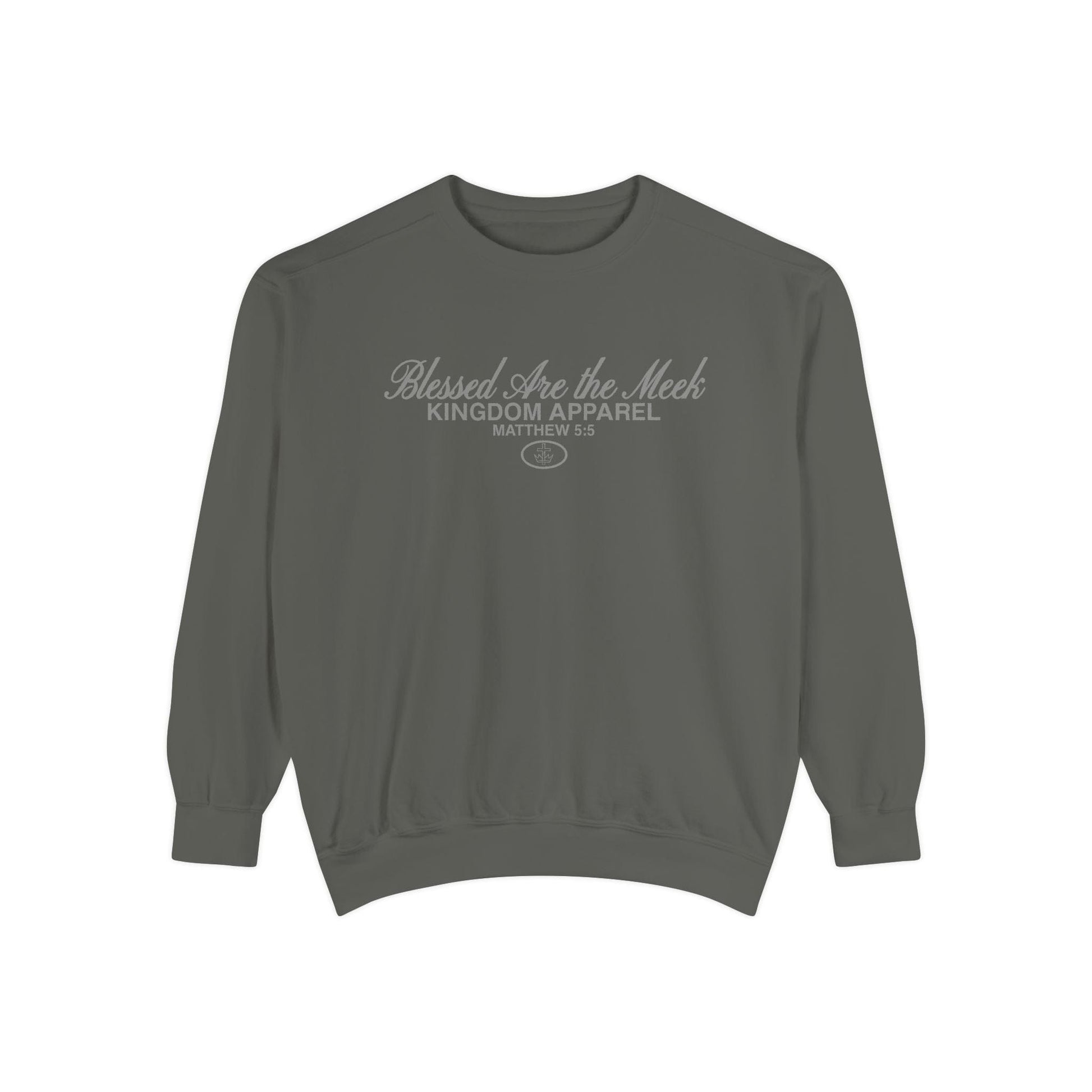 Mercy & More Sweatshirt Pepper / S Blessed Are The Meek Sweatshirt