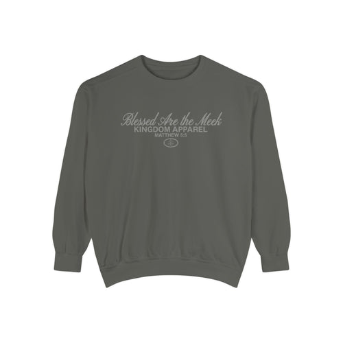 Mercy & More Sweatshirt Pepper / S Blessed Are The Meek Sweatshirt