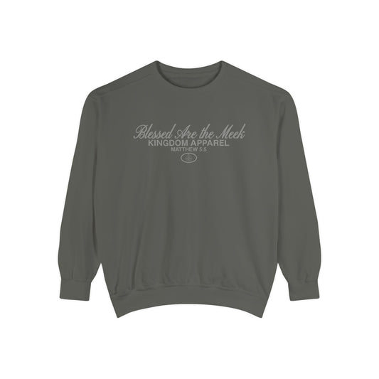 Mercy & More Sweatshirt Pepper / S Blessed Are The Meek Sweatshirt