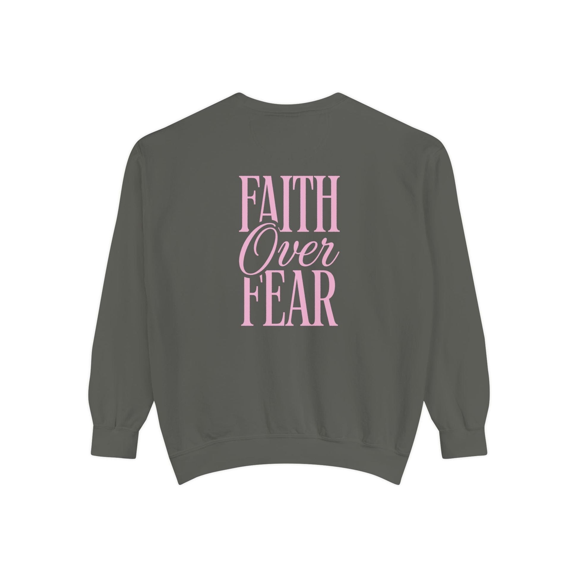 Mercy & More Sweatshirt Pepper / S Faith Over Fear Sweatshirt