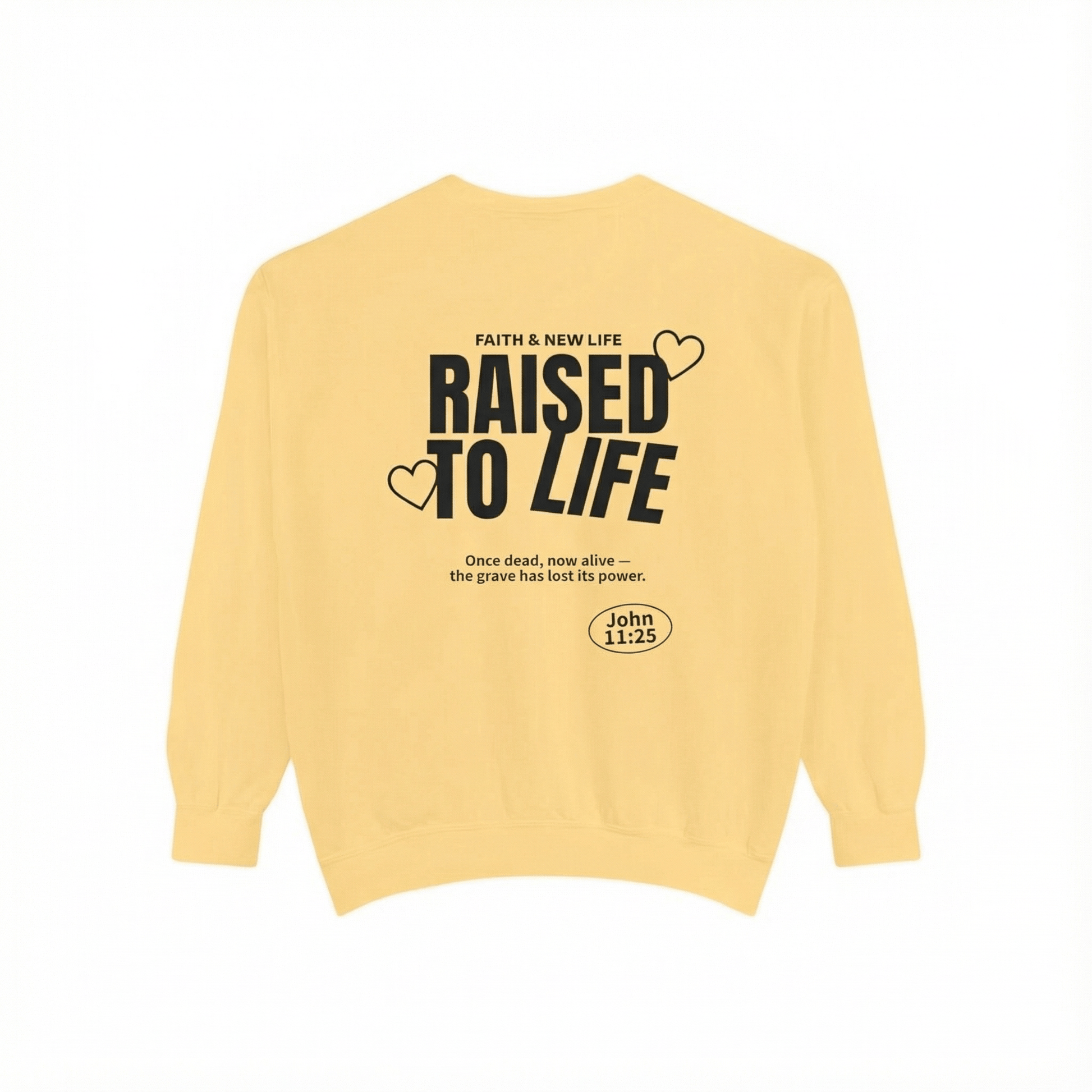 Mercy & More Sweatshirt Raised To Life Sweatshirt - Black Logo