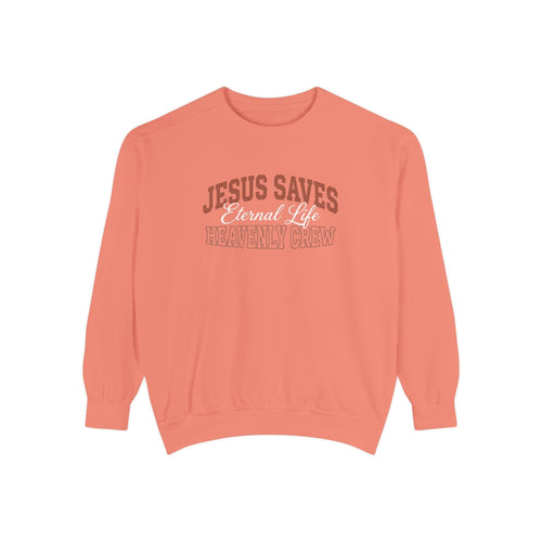 Mercy & More Sweatshirt Terracotta / S Jesus Saves Sweatshirt