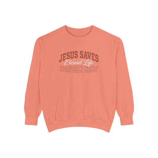 Mercy & More Sweatshirt Terracotta / S Jesus Saves Sweatshirt