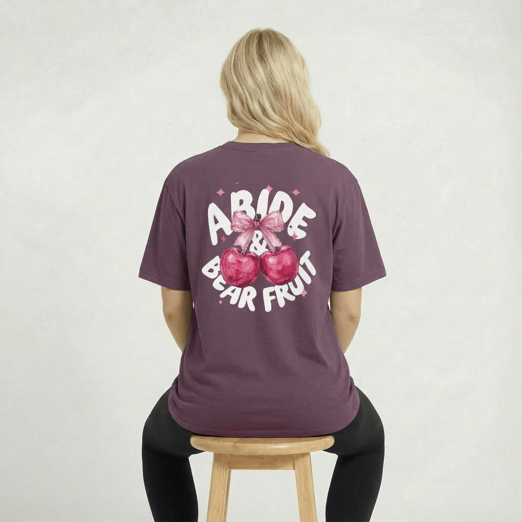 Mercy & More T-Shirt Abide & Bear Fruit Tee
