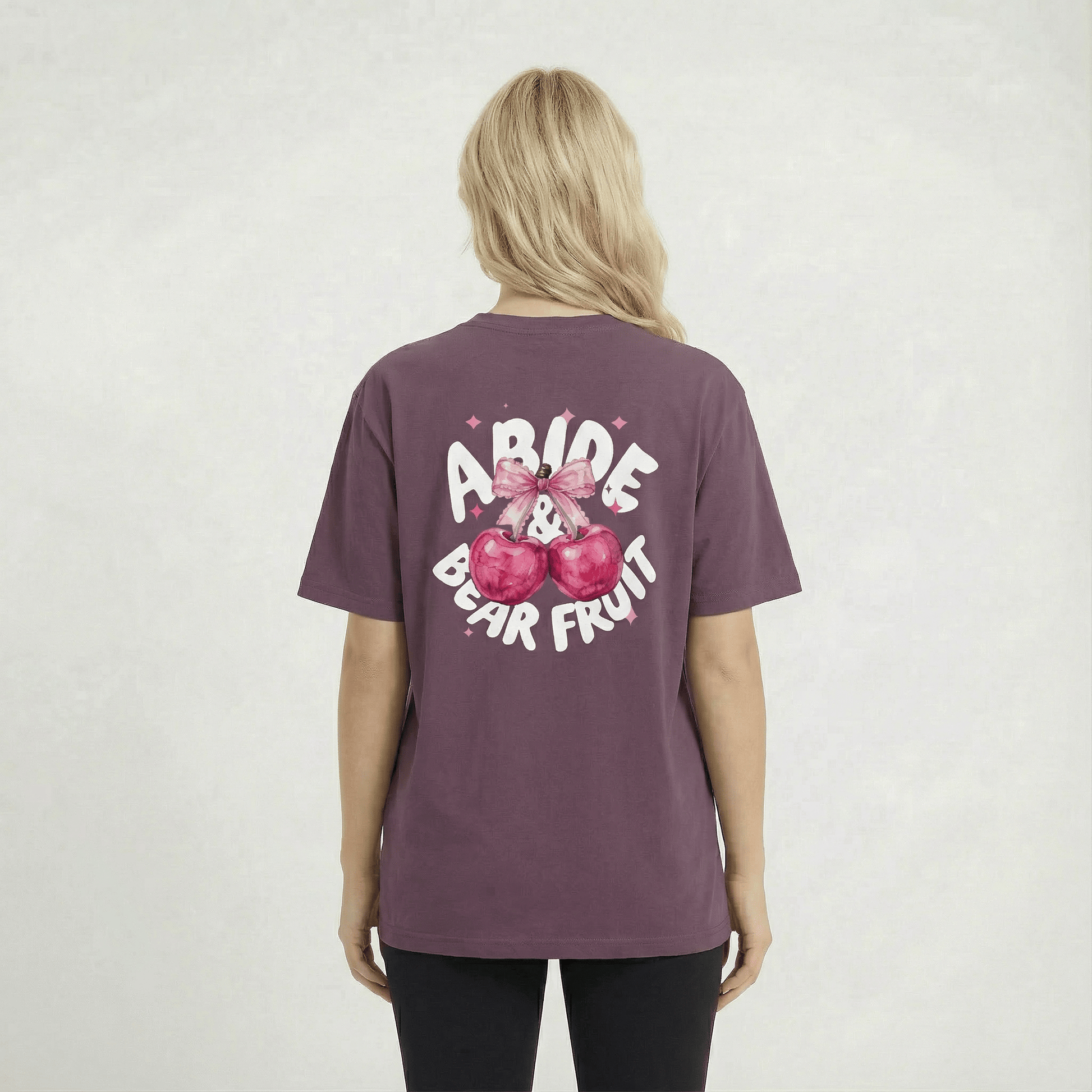 Mercy & More T-Shirt Abide & Bear Fruit Tee