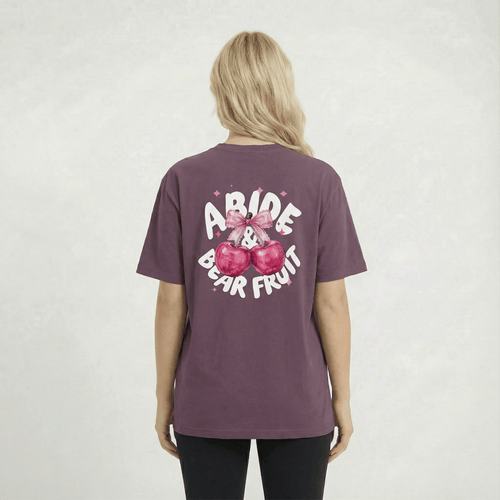 Mercy & More T-Shirt Abide & Bear Fruit Tee