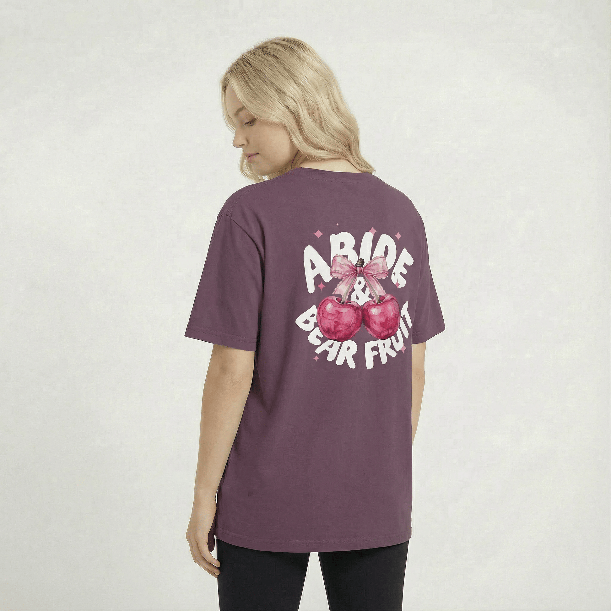 Mercy & More T-Shirt Abide & Bear Fruit Tee