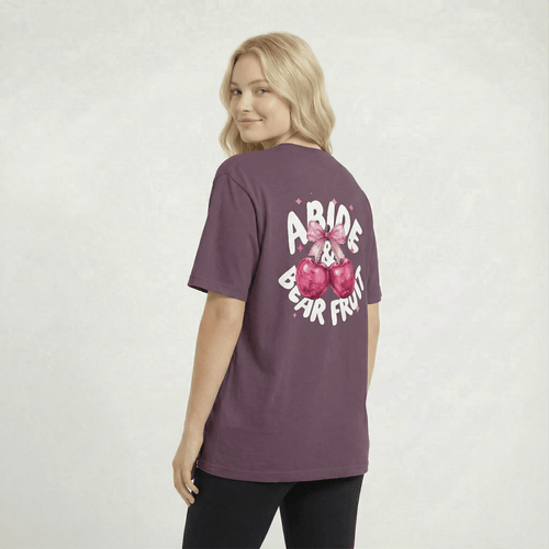 Mercy & More T-Shirt Abide & Bear Fruit Tee