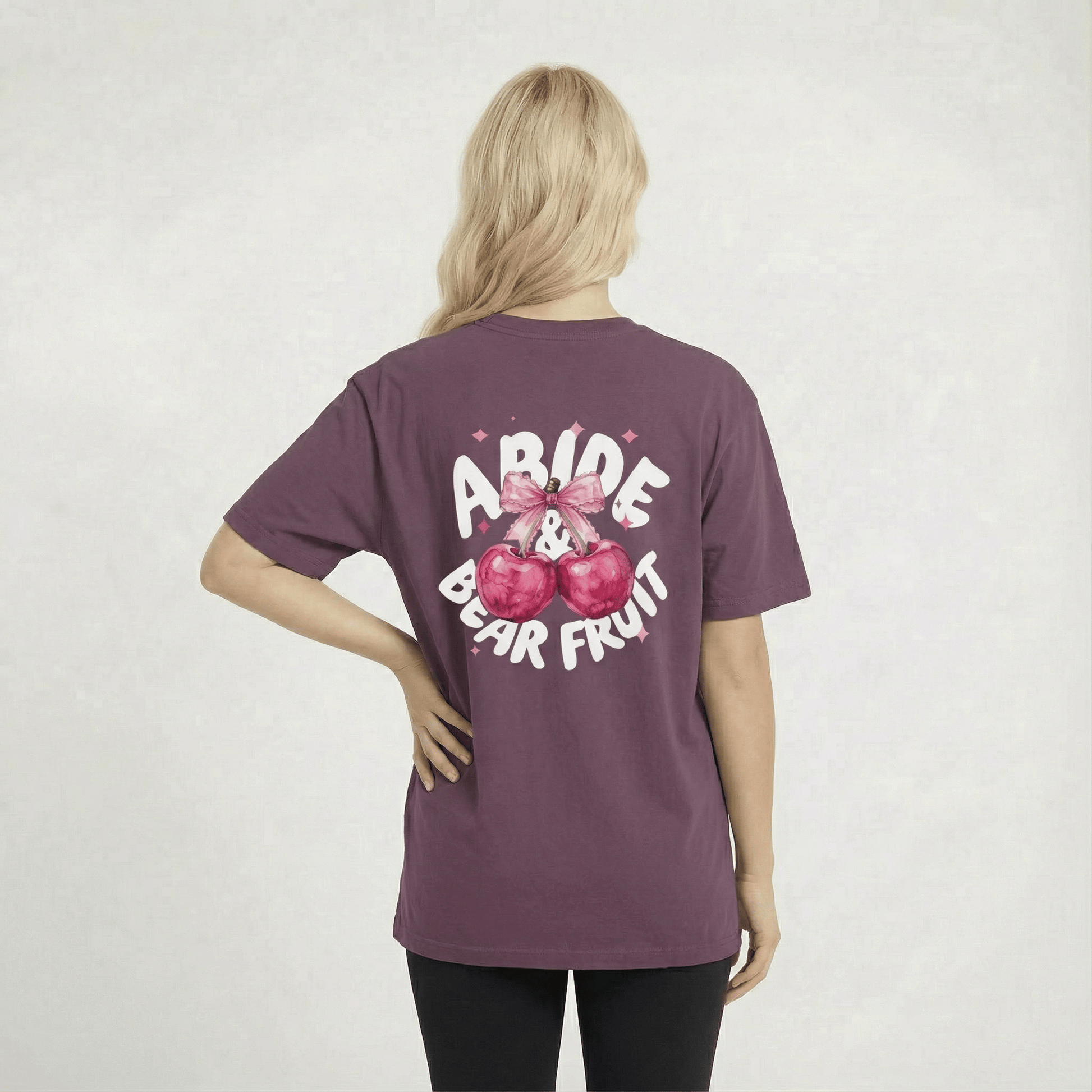 Mercy & More T-Shirt Abide & Bear Fruit Tee