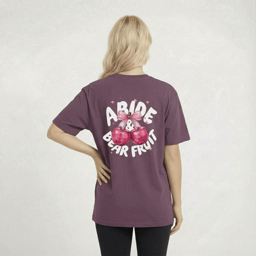 Mercy & More T-Shirt Abide & Bear Fruit Tee