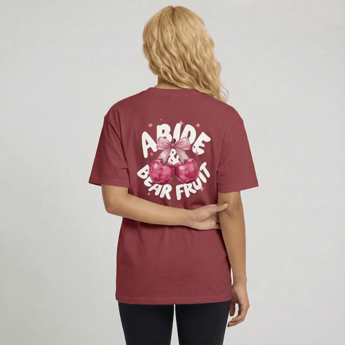 Mercy & More T-Shirt Abide & Bear Fruit Tee