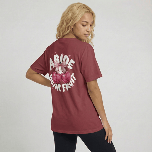 Mercy & More T-Shirt Abide & Bear Fruit Tee