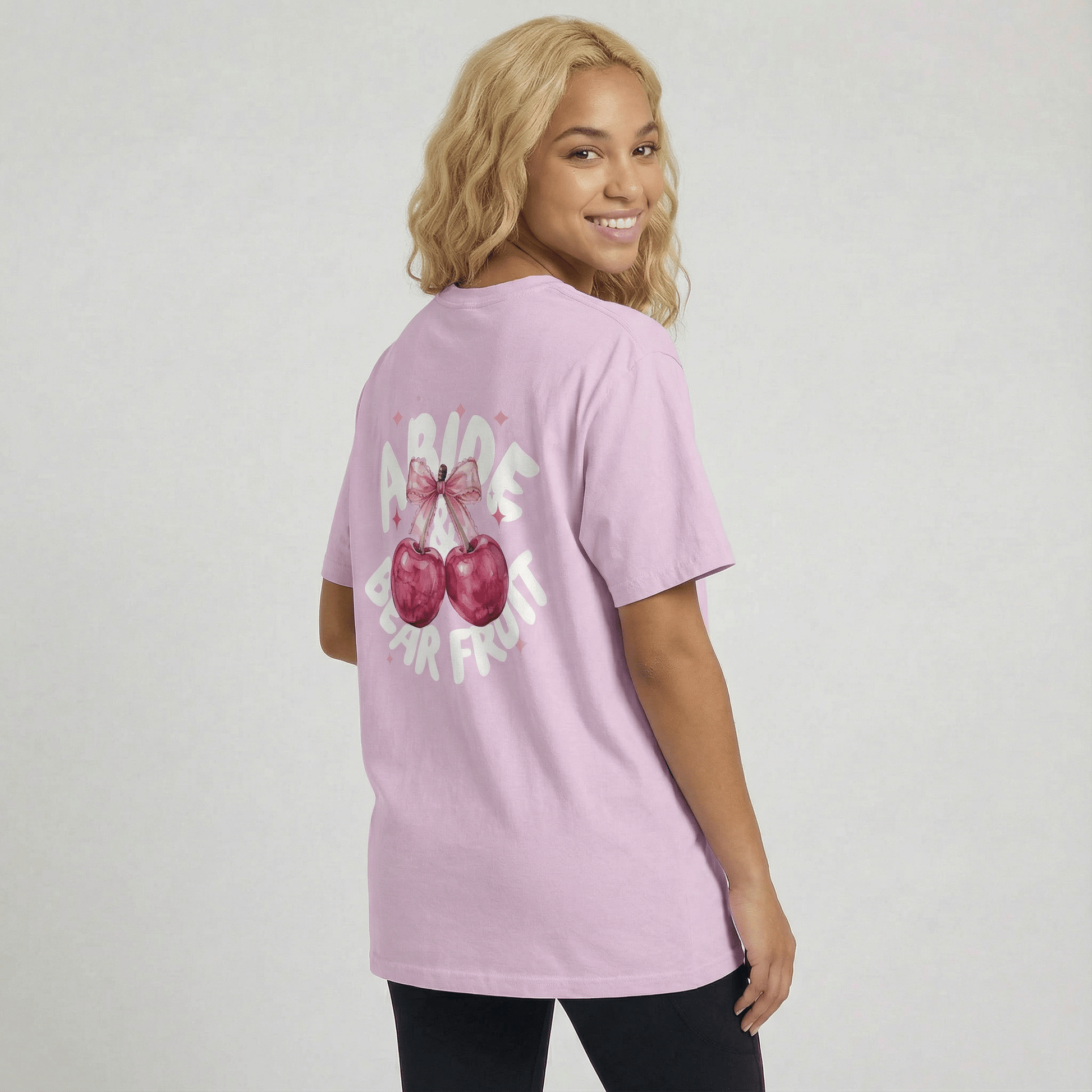 Mercy & More T-Shirt Abide & Bear Fruit Tee