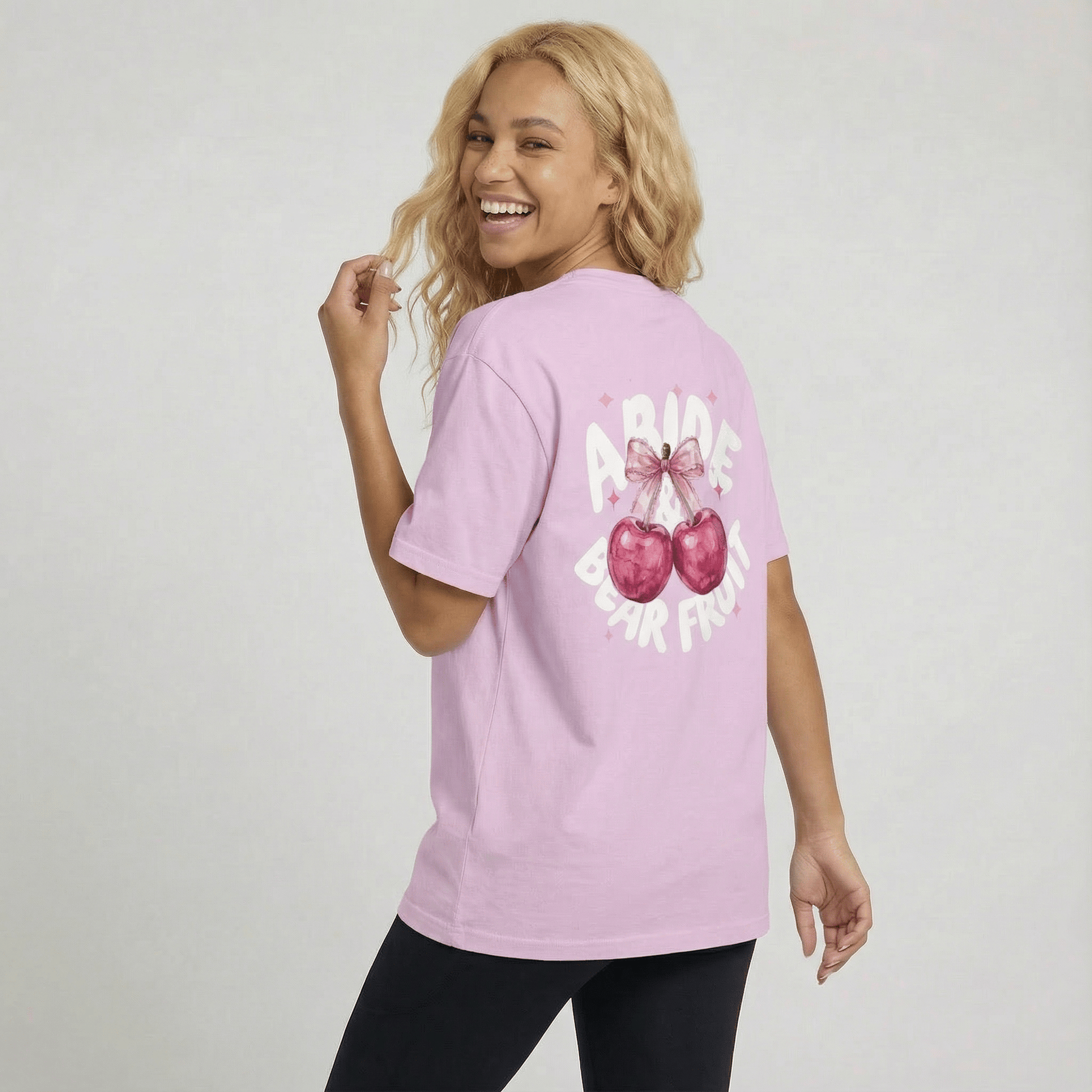 Mercy & More T-Shirt Abide & Bear Fruit Tee