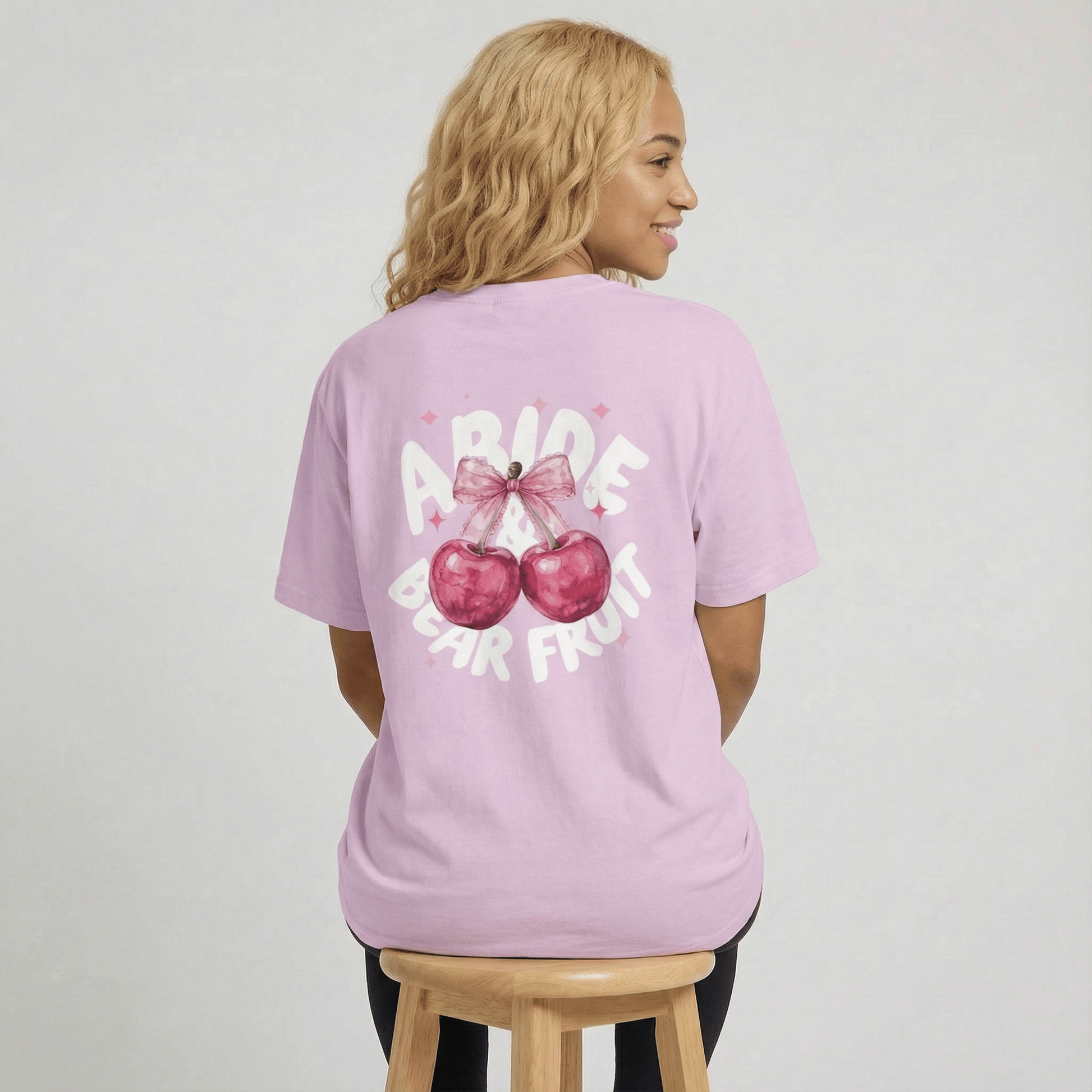 Mercy & More T-Shirt Abide & Bear Fruit Tee