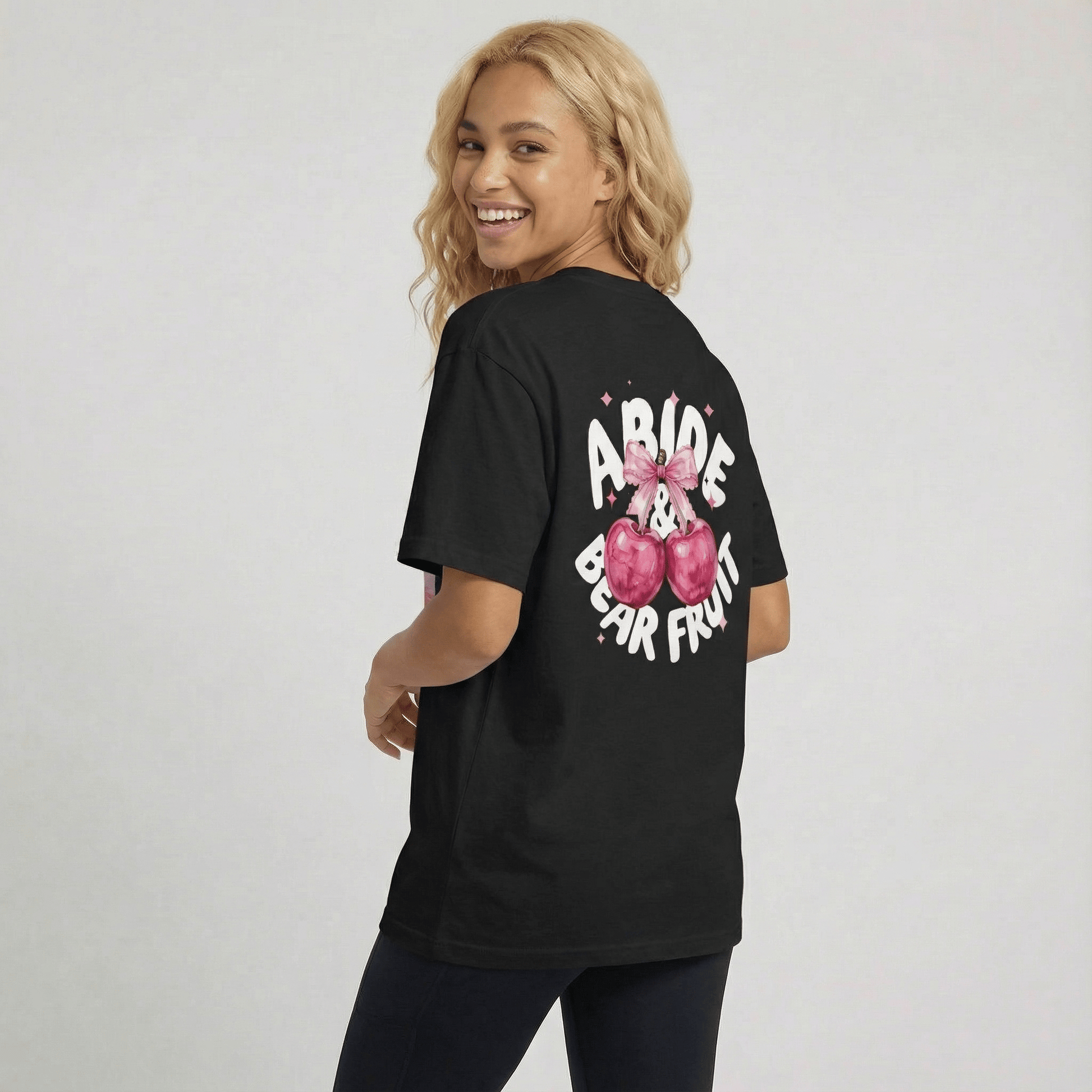 Mercy & More T-Shirt Abide & Bear Fruit Tee