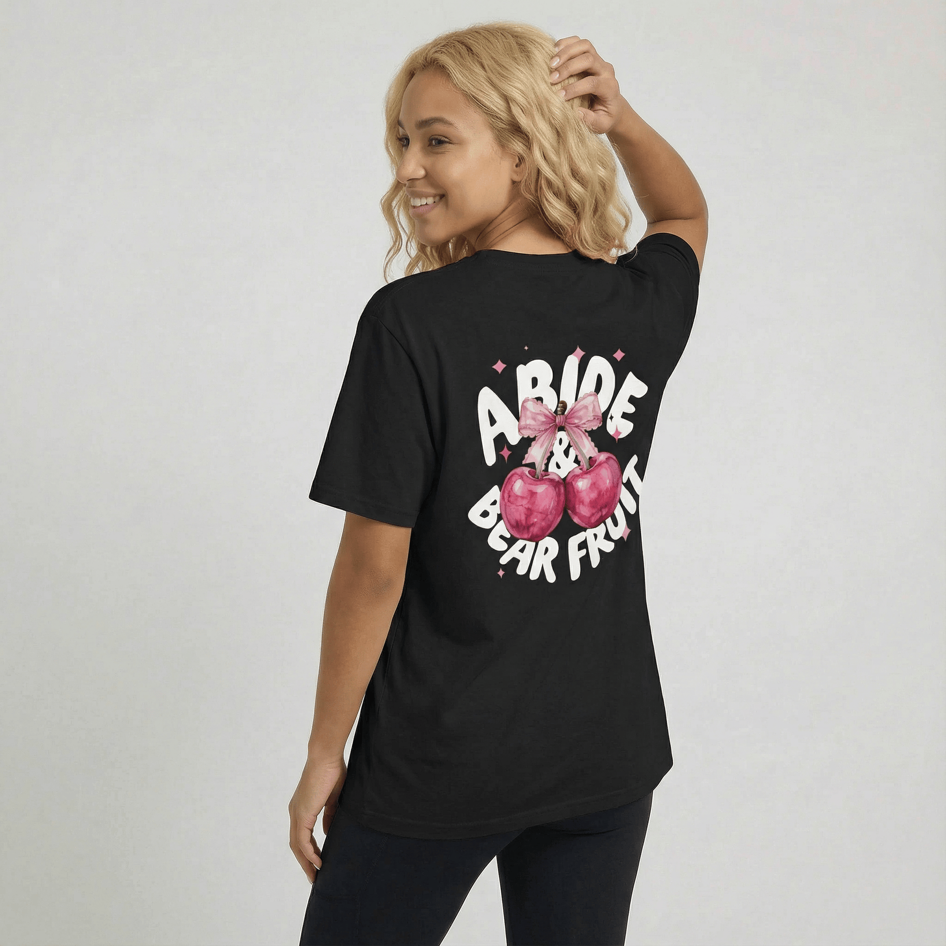 Mercy & More T-Shirt Abide & Bear Fruit Tee