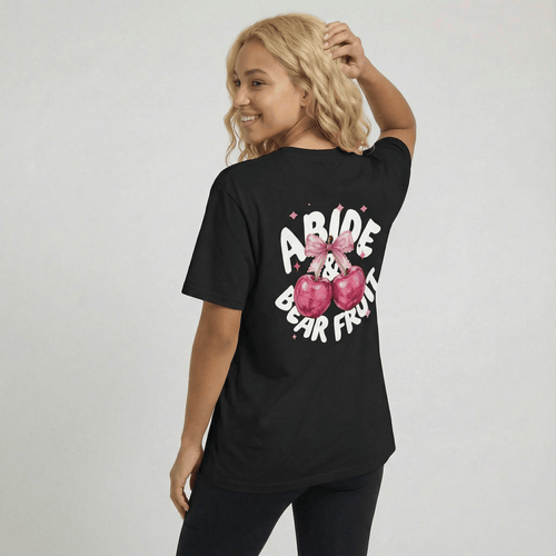 Mercy & More T-Shirt Abide & Bear Fruit Tee