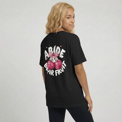 Mercy & More T-Shirt Abide & Bear Fruit Tee