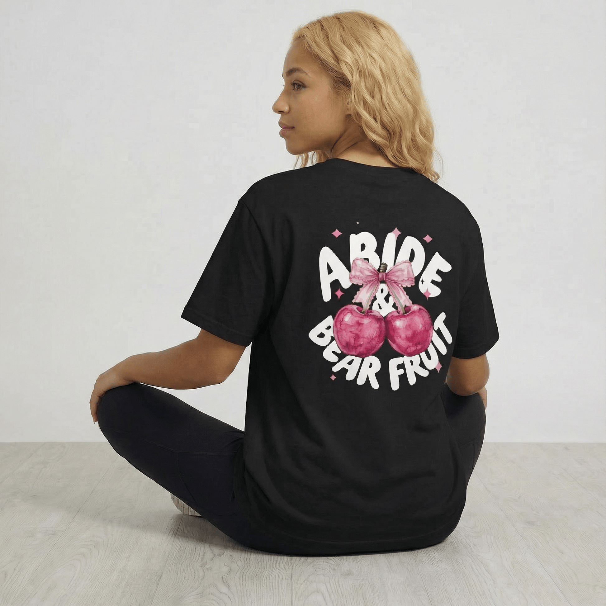 Mercy & More T-Shirt Abide & Bear Fruit Tee
