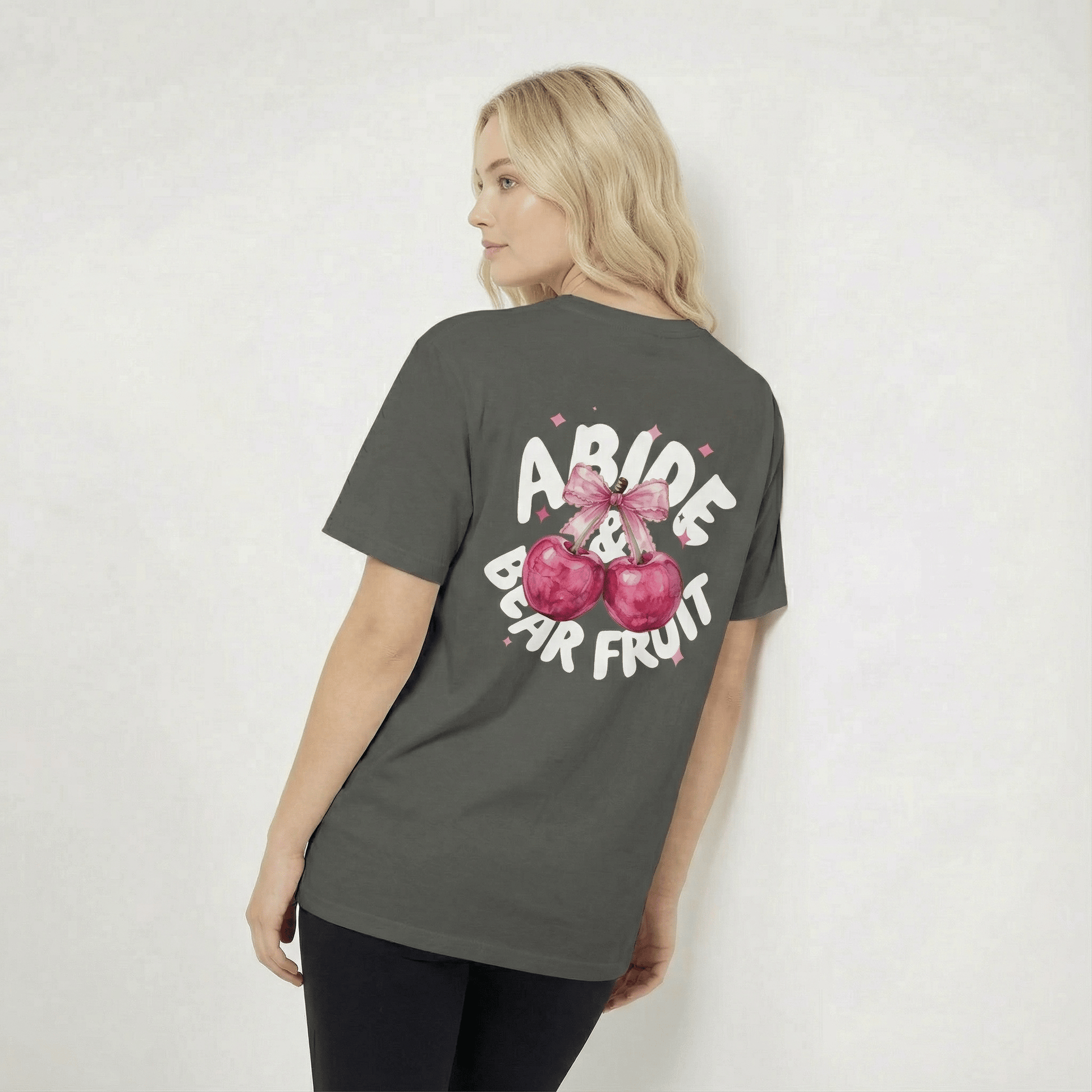 Mercy & More T-Shirt Abide & Bear Fruit Tee