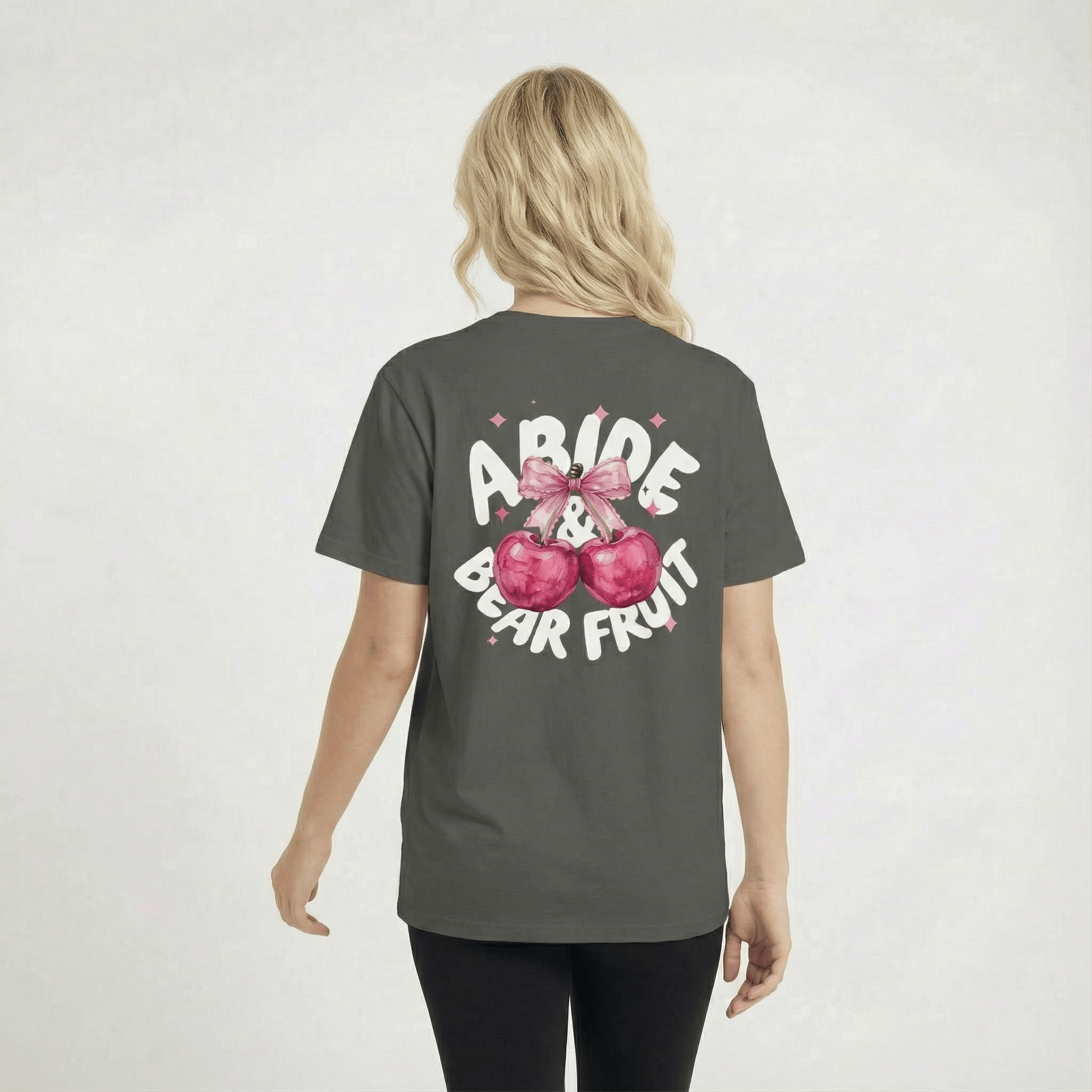 Mercy & More T-Shirt Abide & Bear Fruit Tee