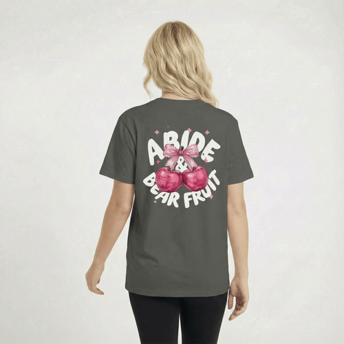 Mercy & More T-Shirt Abide & Bear Fruit Tee