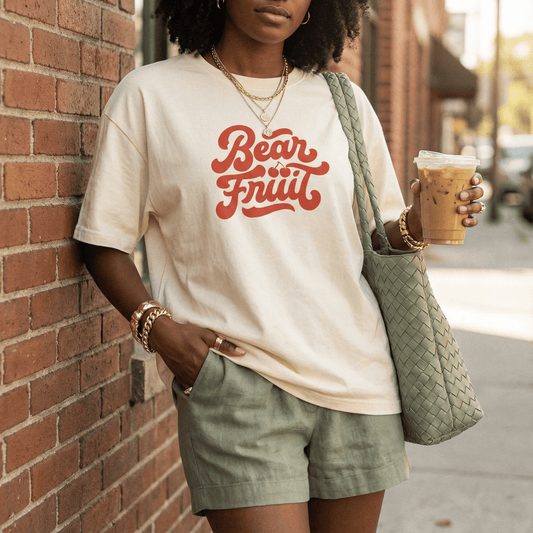 Mercy & More T-Shirt Bear Fruit Cherry Tee