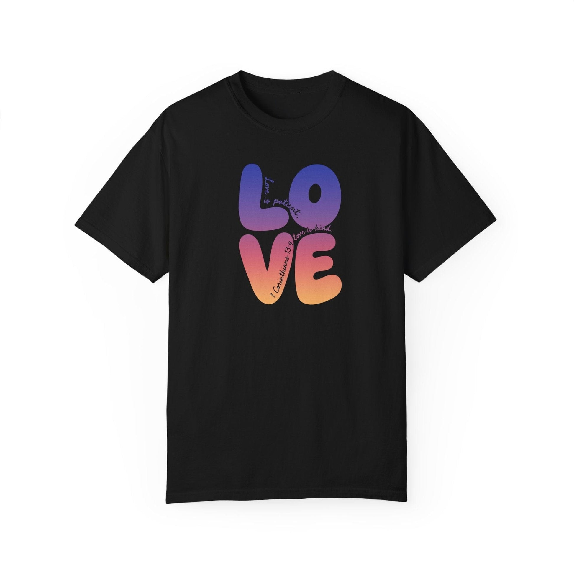 Mercy & More T-Shirt Black / S Corinthians Love Heavyweight Tee