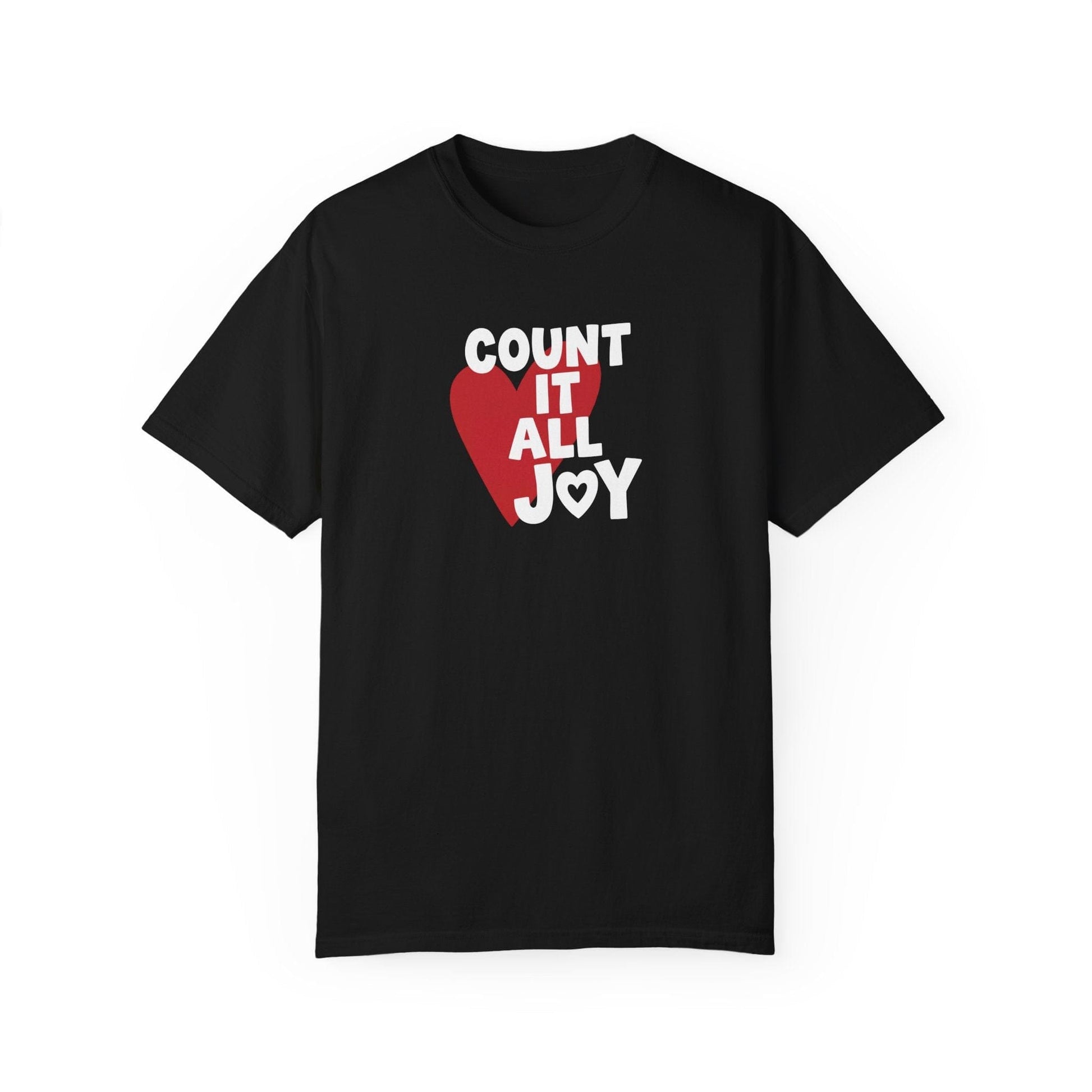 Mercy & More T-Shirt Black / S Count It All Joy Heavyweight Tee