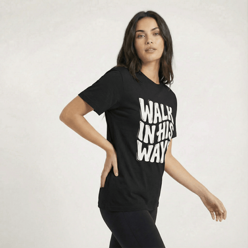 Mercy & More T-Shirt Black / S Walk In His Ways Tee