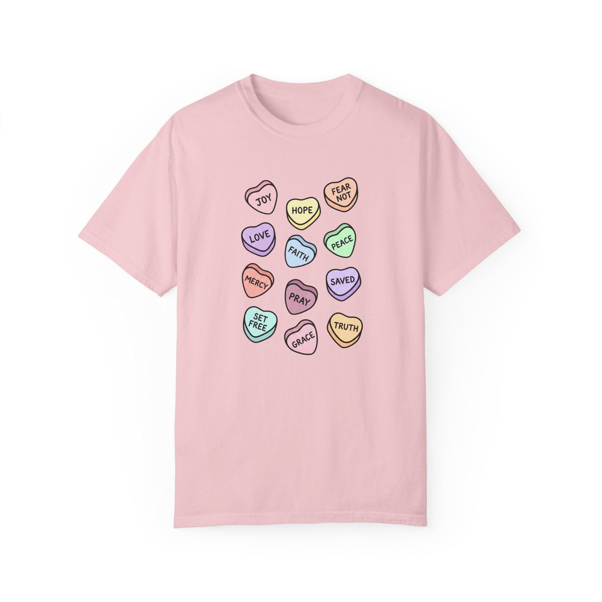 Mercy & More T-Shirt Blossom / XL Love Hearts Heavyweight Tee